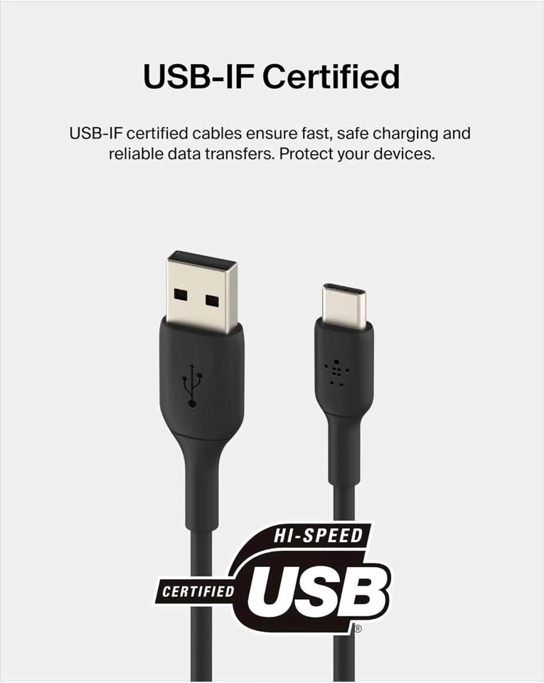 Belkin BoostCharge USB-C Cable (1M/3.3ft) - Black - photo 2