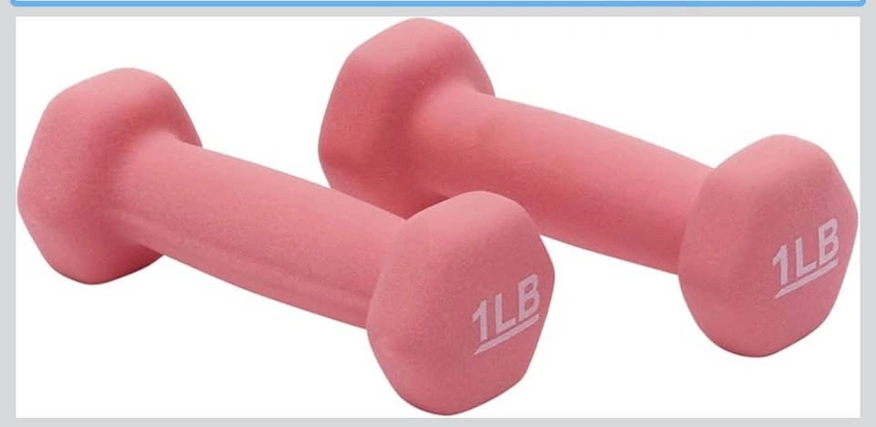 Brand New Amazon Basics 1lb Neoprene Dumbbell Set (Pair) – Pink - photo 2