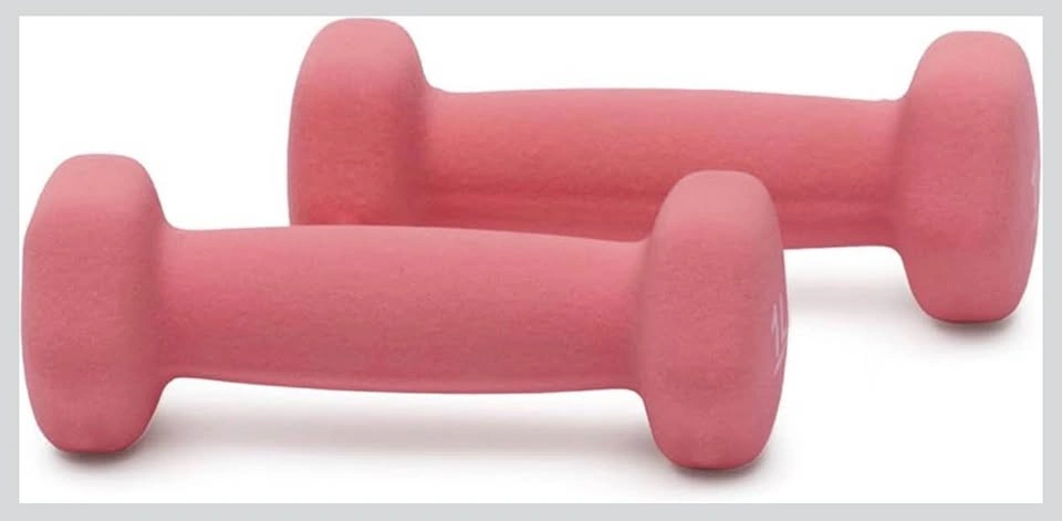 Brand New Amazon Basics 1lb Neoprene Dumbbell Set (Pair) – Pink - photo 3
