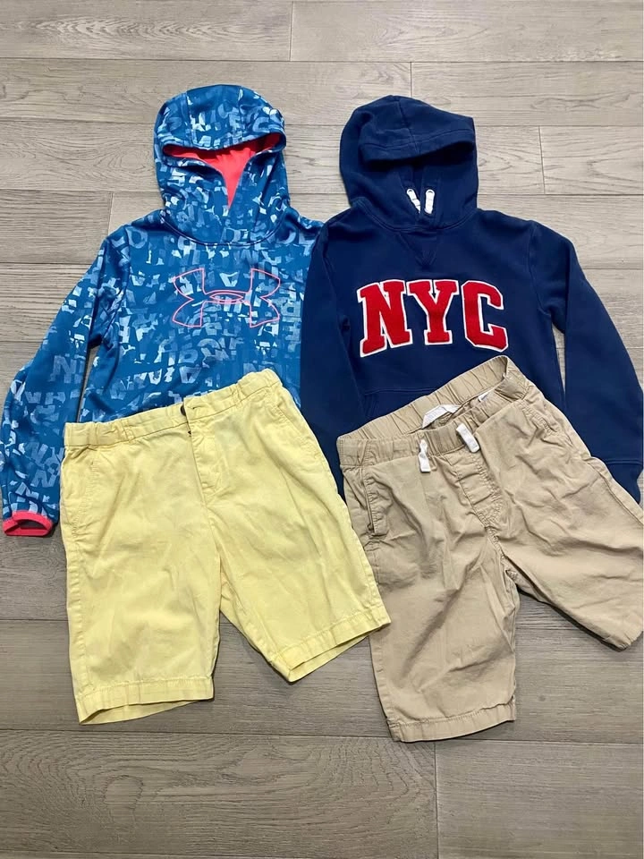 8T-9T Boys Hoodie and Short Set