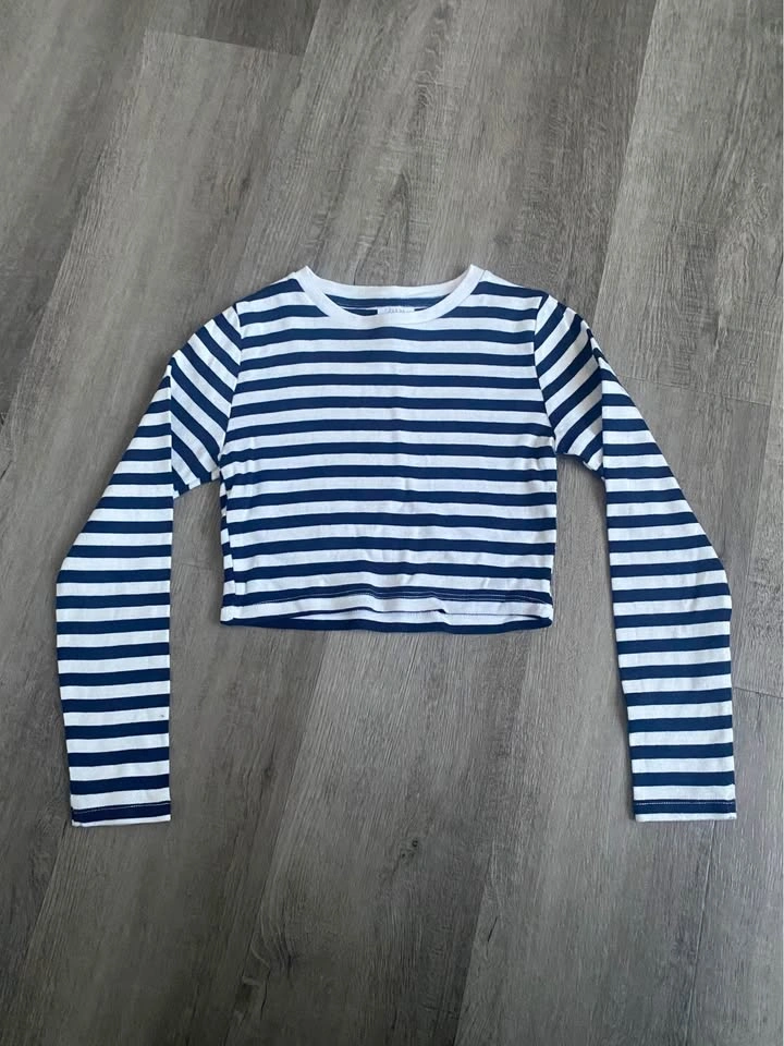 Zara Striped Crop Top