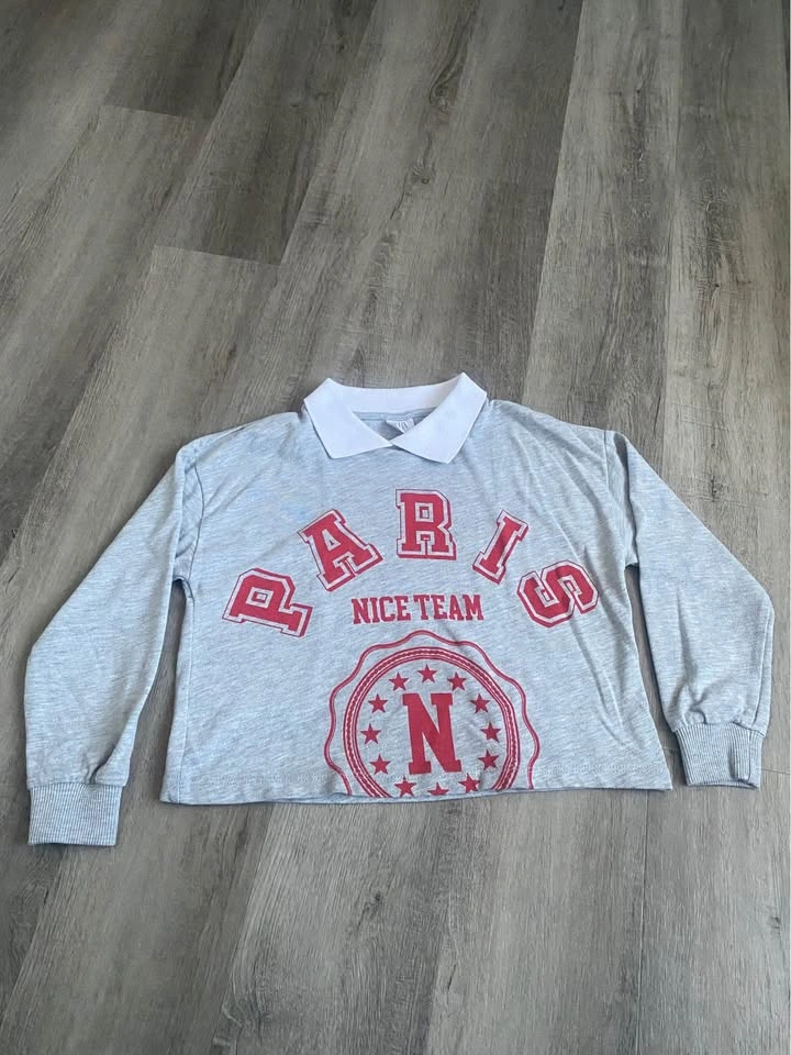 Zara Paris Crop Top