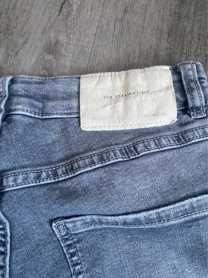 Zara Boys Gray Denim Carpenter Shorts Size 11-12 - photo 5