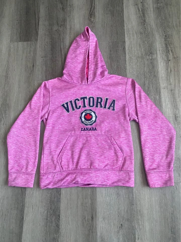 Victoria Pink Girls Hoodie Size 6-8