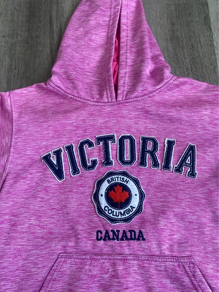 Victoria Pink Girls Hoodie Size 6-8 - photo 2