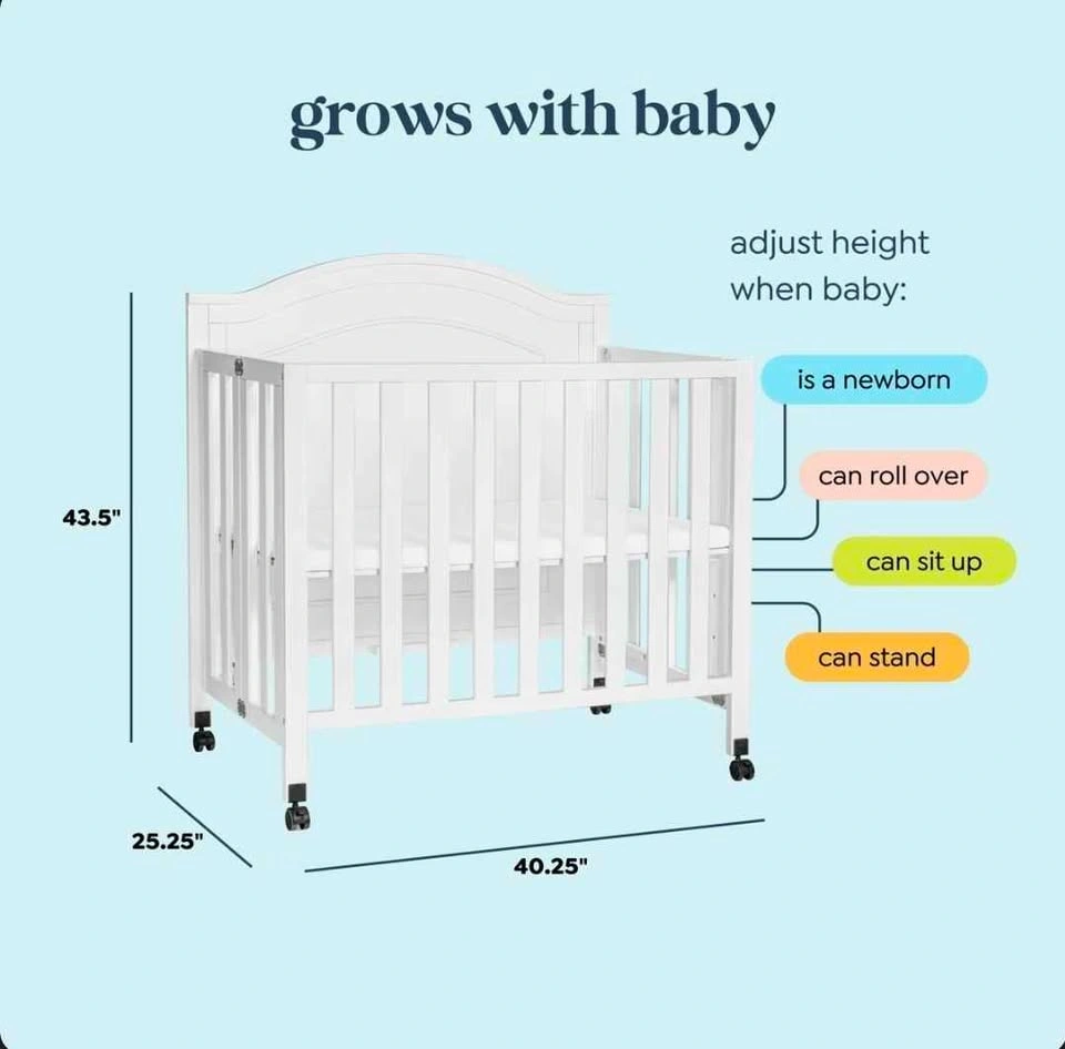 Charlie 3-in-1 Mini Portable Crib by DaVinci - photo 2