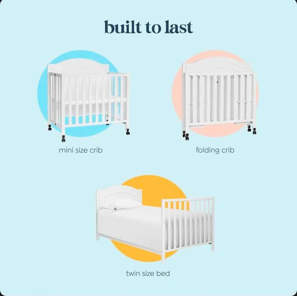 Charlie 3-in-1 Mini Portable Crib by DaVinci - photo 3