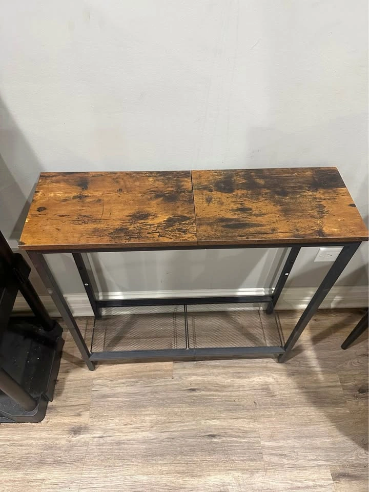 Entryway Table with Storage Shelf