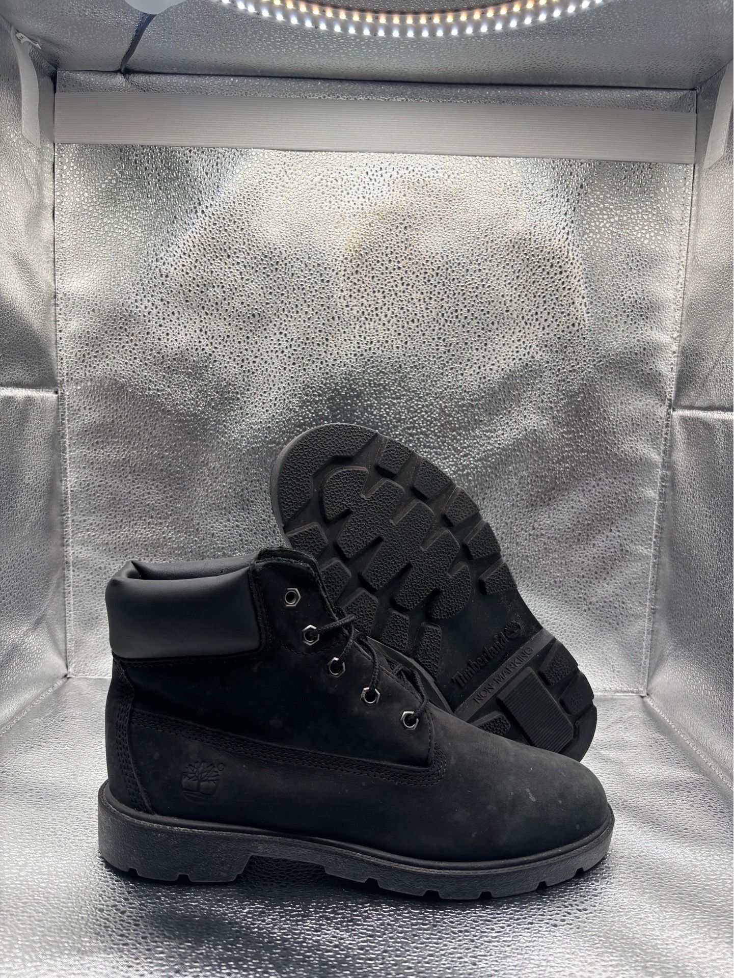 Triple Black Boys Timberland Boots - Size 7Y