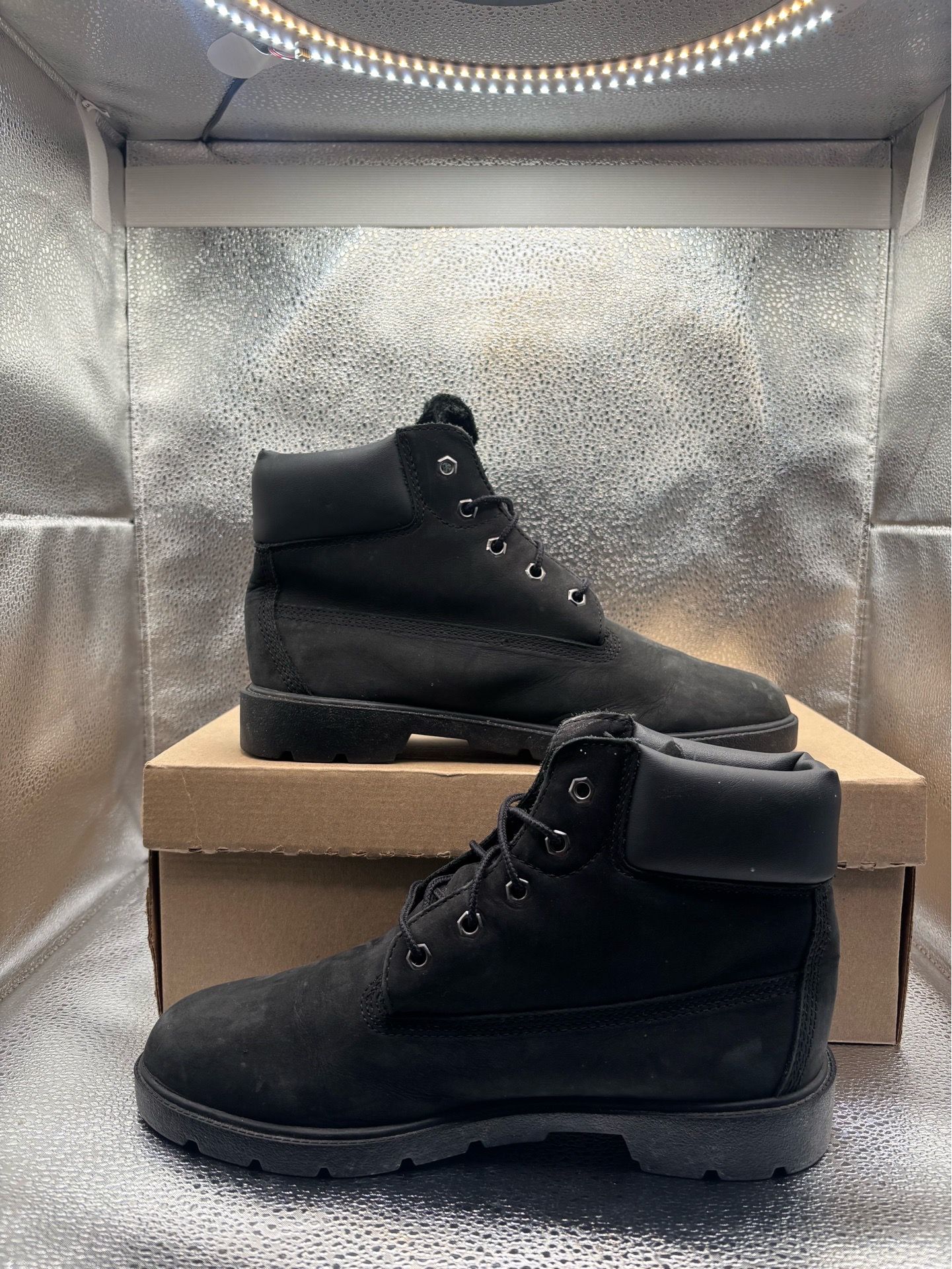 Triple Black Boys Timberland Boots - Size 7Y - photo 5