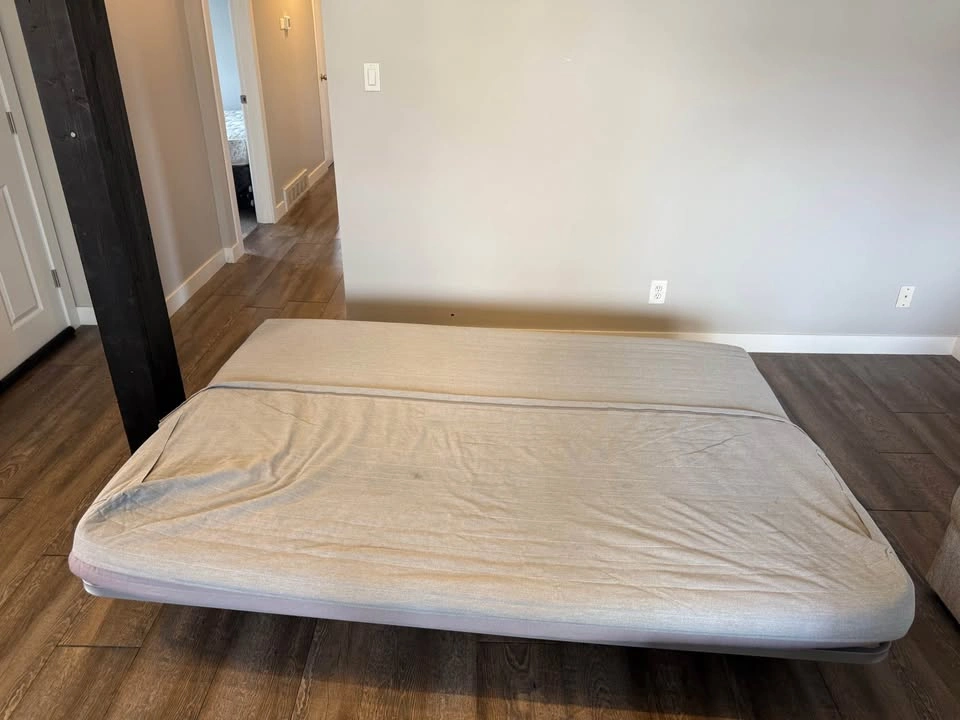 Grey Futon Sofa Bed - photo 2
