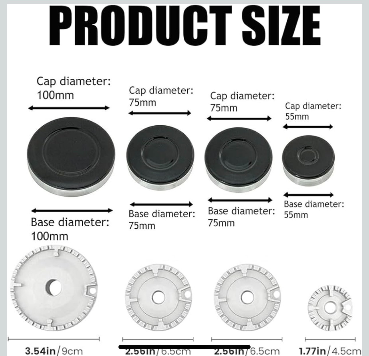 8 PCS Cooker Hat Set - Stove Lids - photo 5