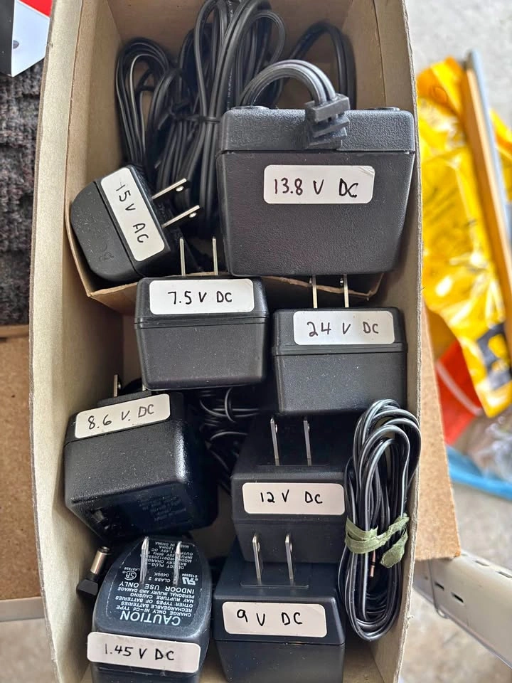 Assorted AC/DC Power Adapters & Chargers
