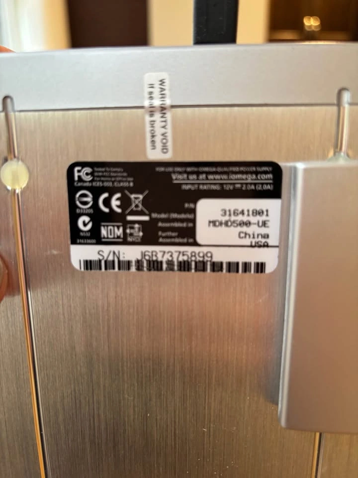 Iomega MDHD500-UE External Hard Drive Enclosure 500gb - photo 4