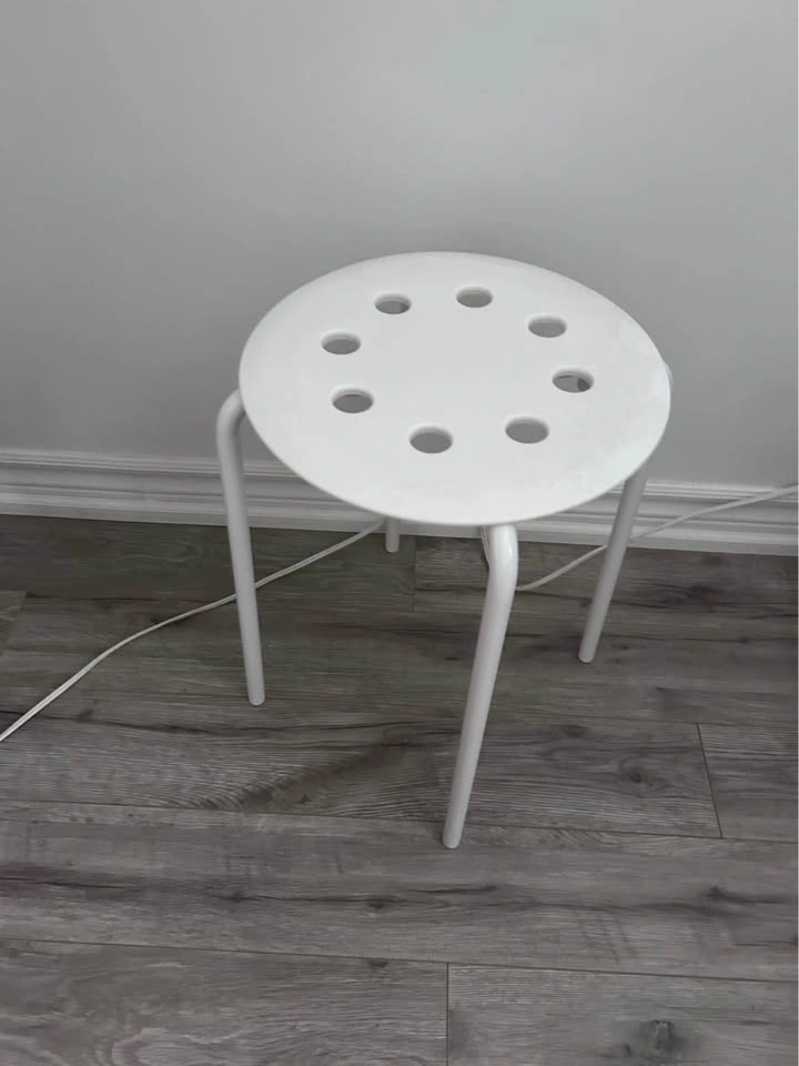 IKEA MARIUS stool white - photo 2