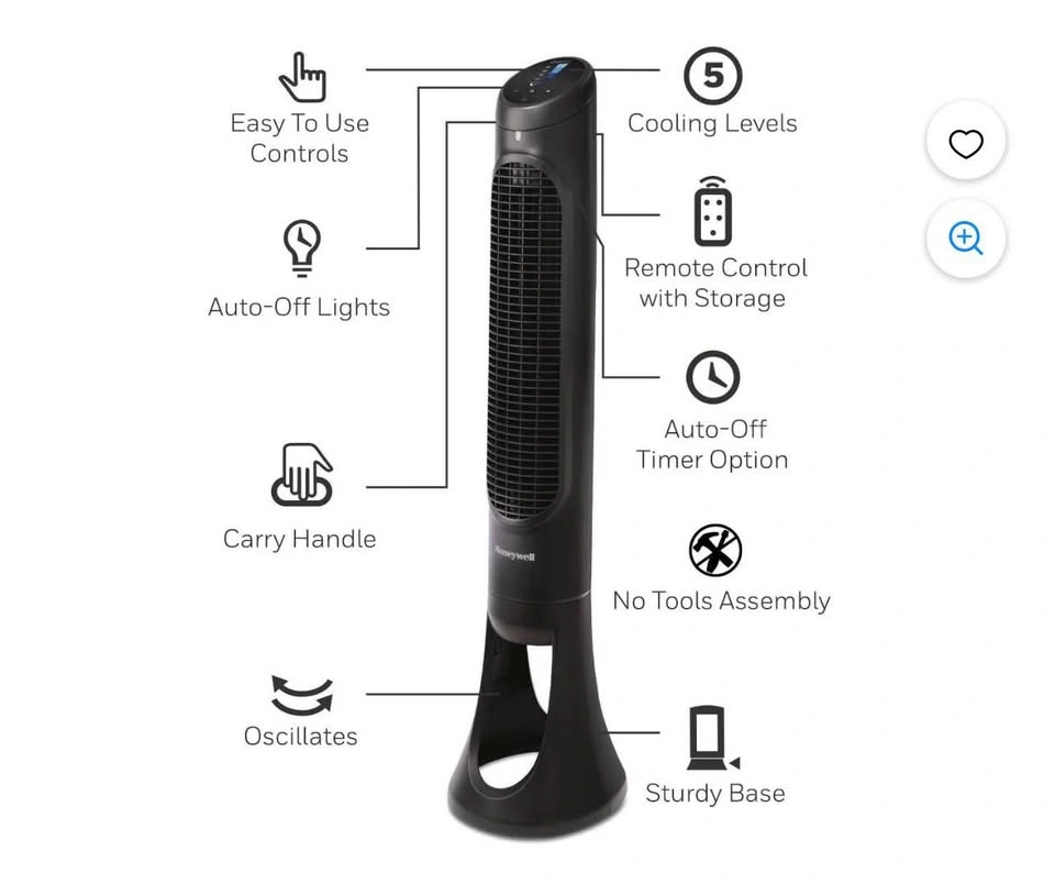 Honeywell QuietSet Tower Fan - photo 4