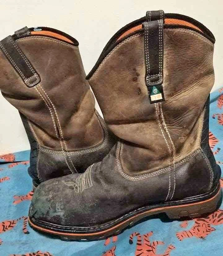 Timberland PRO Cowboy Boot Styled Steel Toed Work Boots