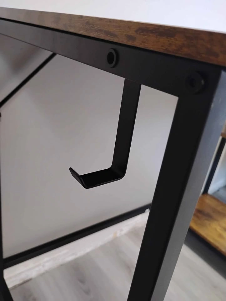 Espresso Wood Desk w/ 2 Shelves - FREE DELIVERY - photo 3