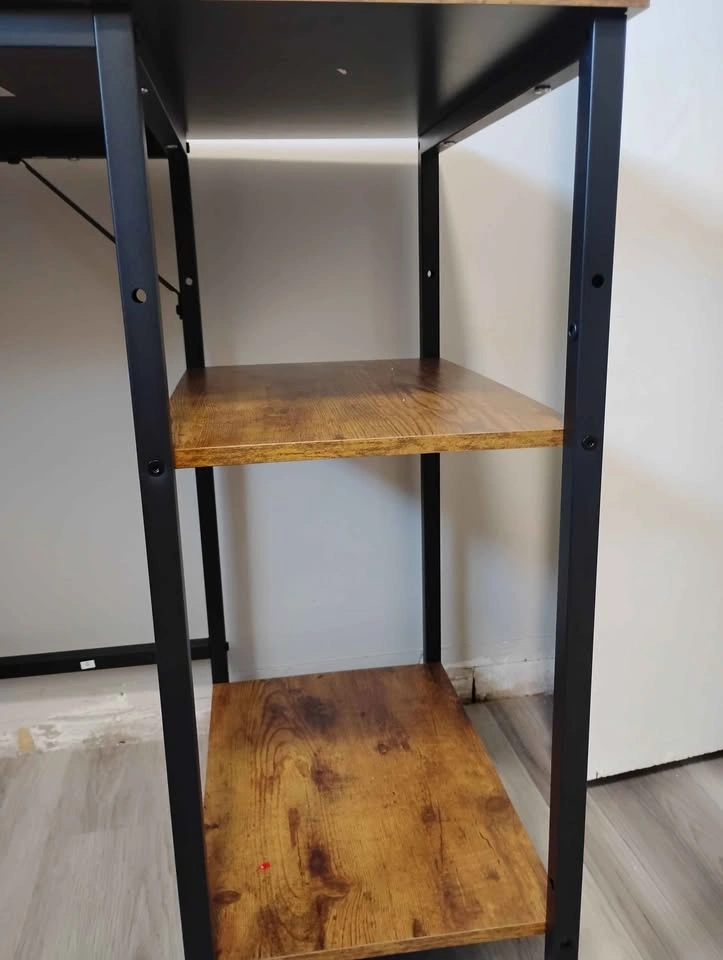 Espresso Wood Desk w/ 2 Shelves - FREE DELIVERY - photo 4