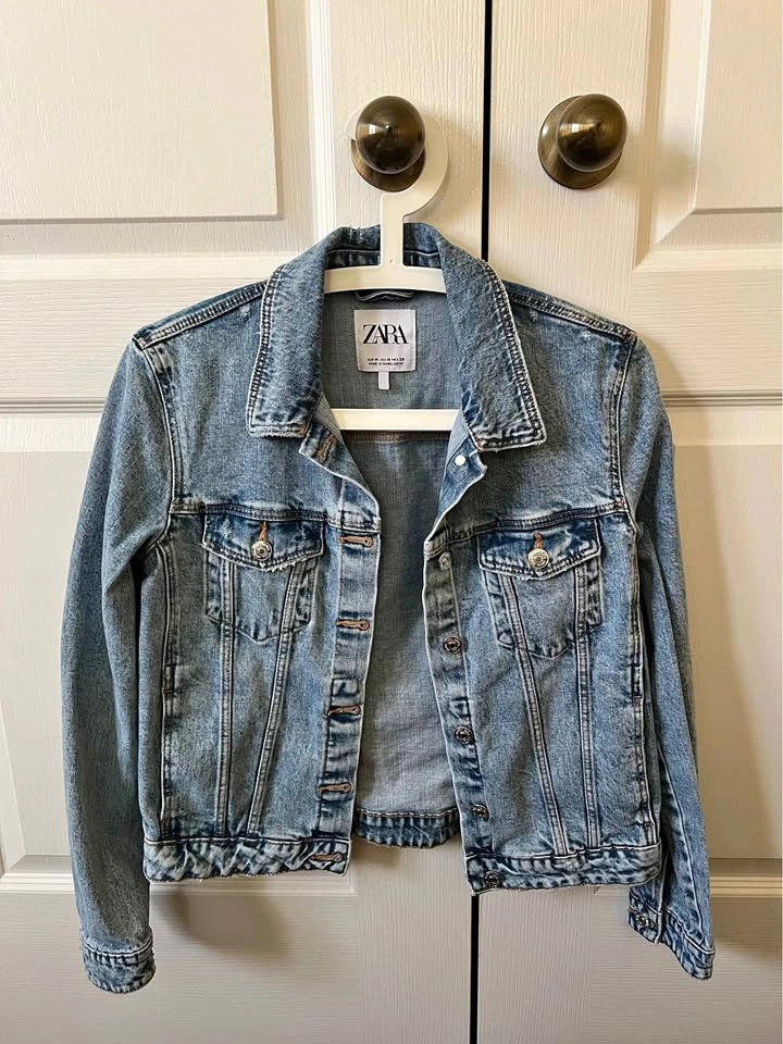 3 Jackets: Tommy Hilfiger (2 Small), Zara Denim (Medium)