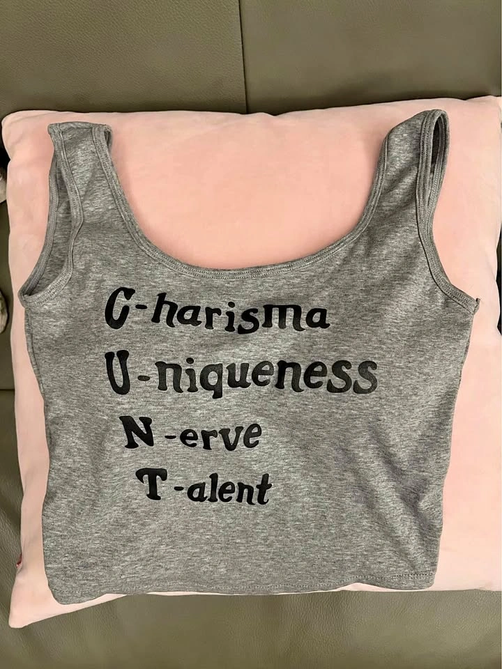 Cropped tank top with built in bra