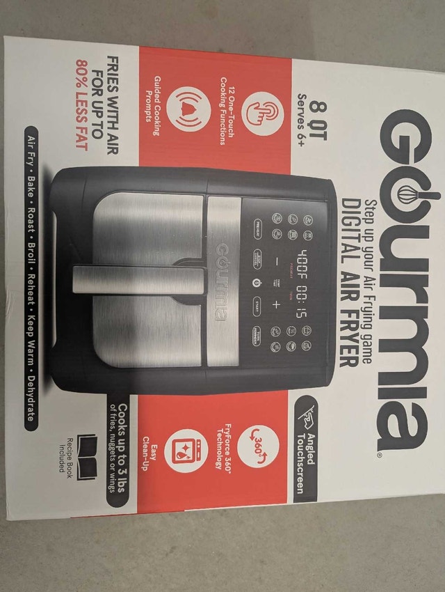 BRAND NEW 8 Qt Gourmia Air Fryer
