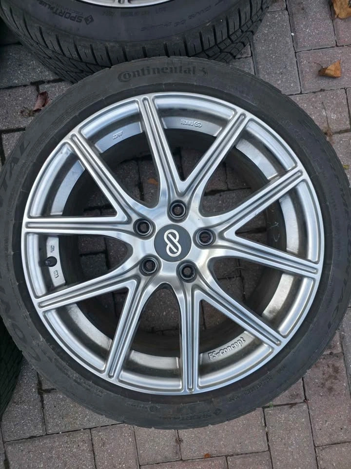 17" AME FS-01 Concept Wheels | 5x114.3 | Continental DWS06+ - photo 2