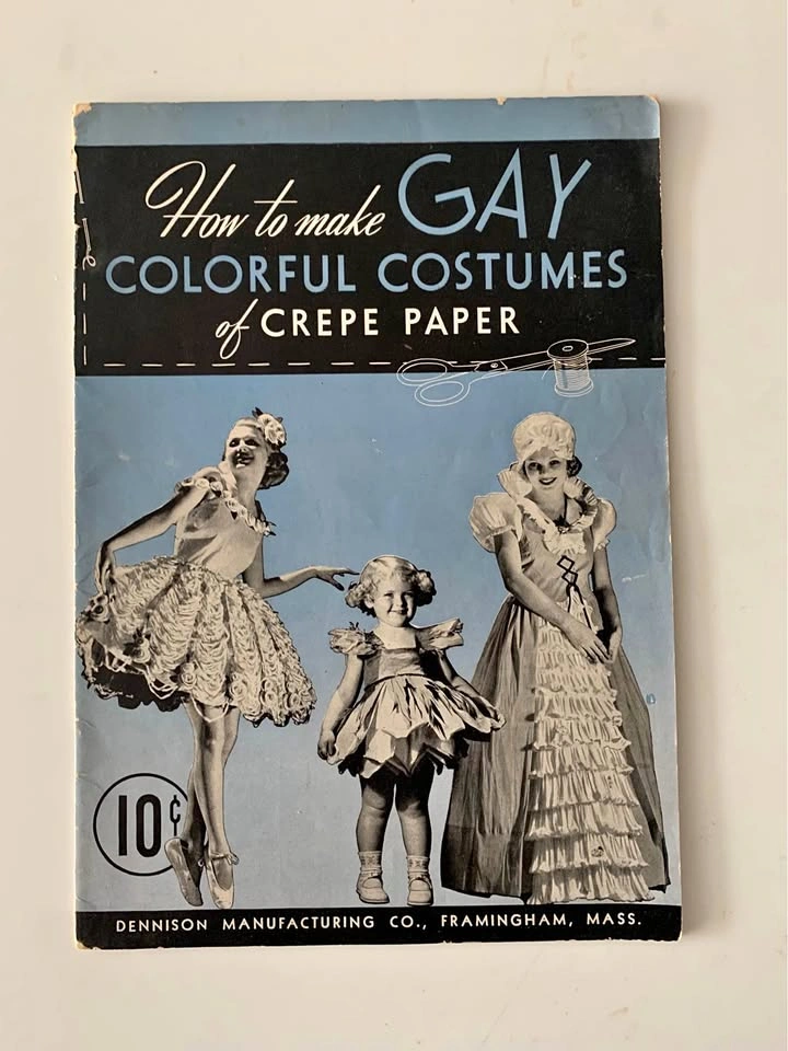 How to Make Gay Colorful Costumes of Crepe Paper
