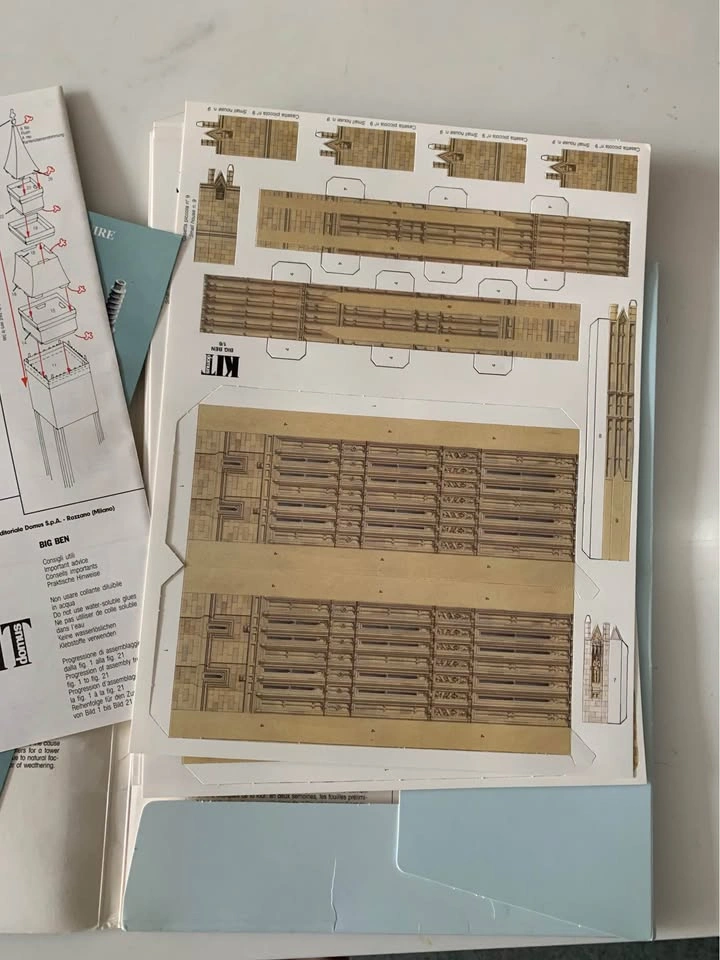 Paper kit model Big Ben - photo 3