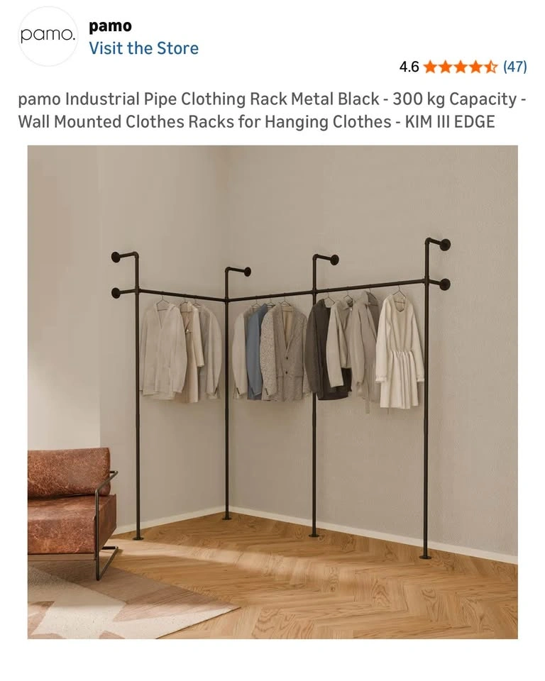 Pamo Industrial Pipe Clothing Rack - photo 2