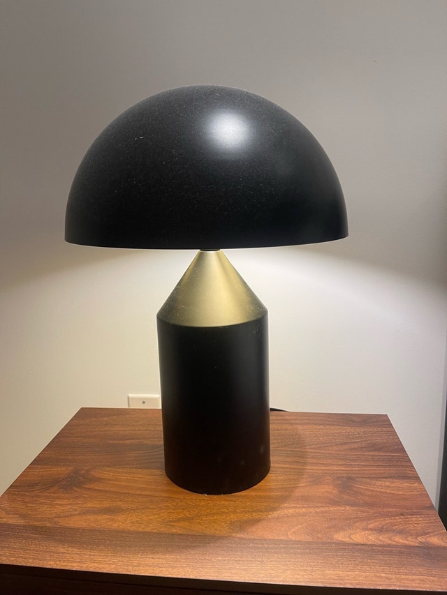 Stylish Black and Gold Table Lamp