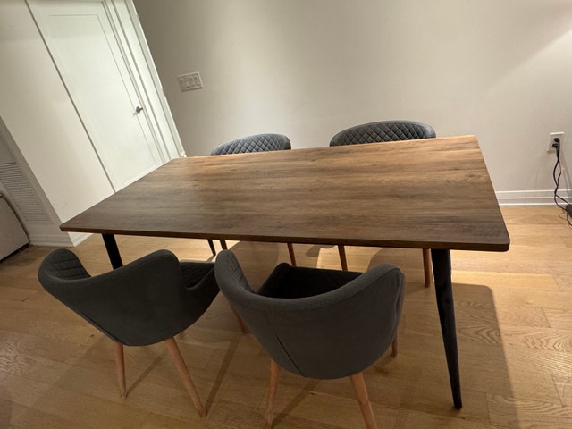 Table and chairs