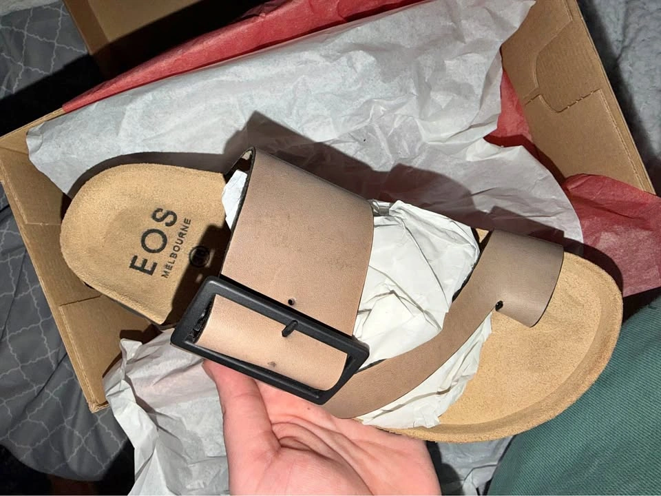 EOS Melbourne Edgy Sandals Size 36