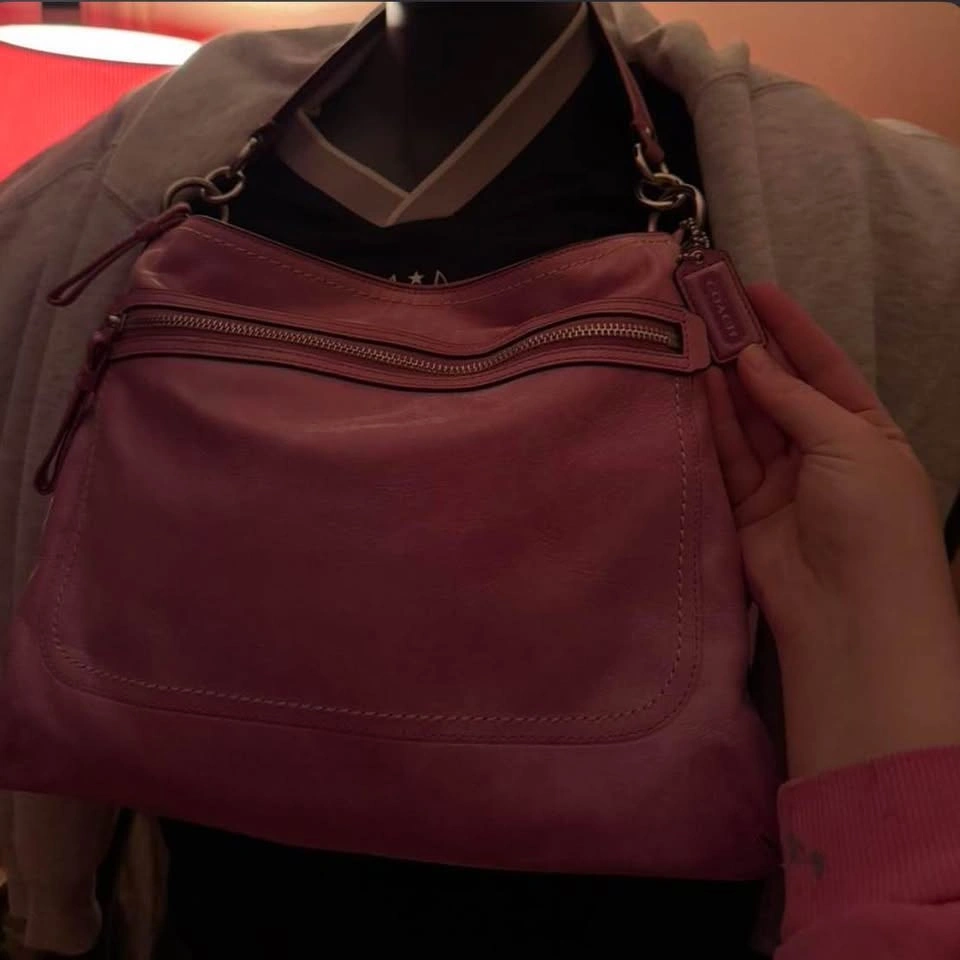 Coach pink Poppy Perri Hippie crossbody bag - photo 2