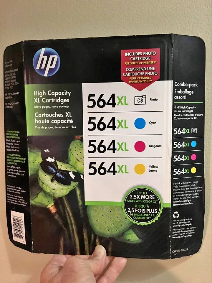 HP 564XL high capacity ink cartridges thumbnail