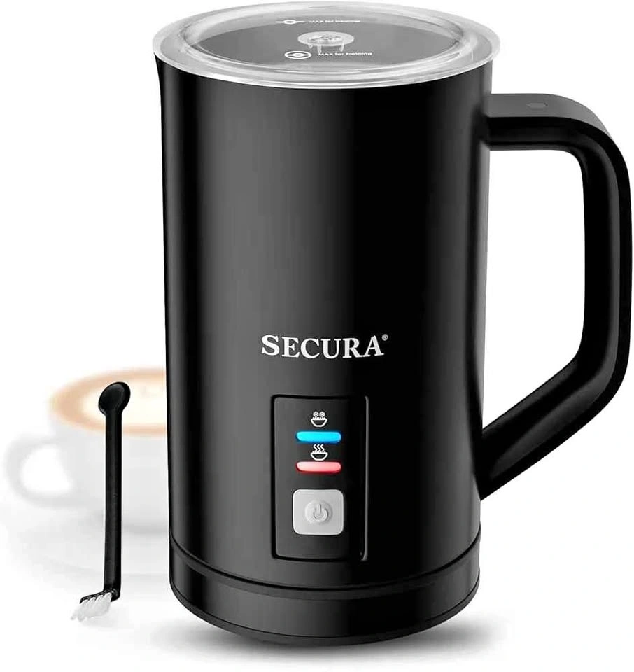 Secura Milk Frother, Electric Milk Steamer Stainless Steel