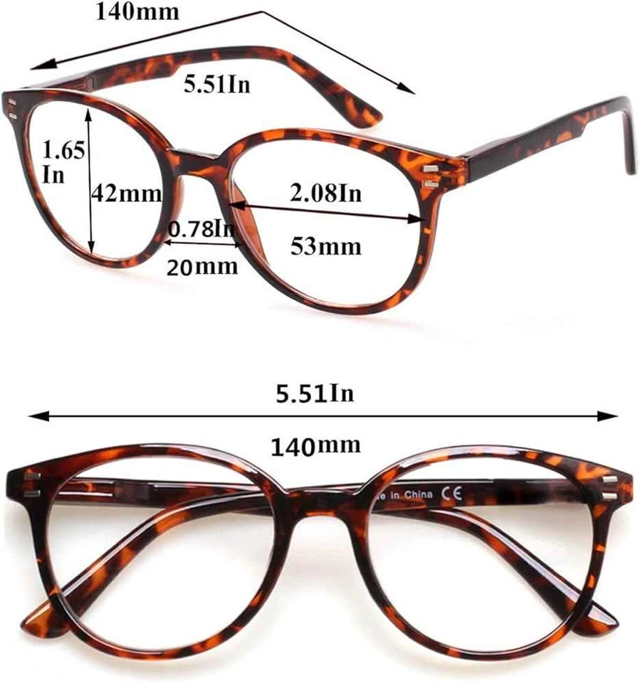 SIGVAN 3 Pack Reading Glasses Spring Hinge Stylish Readers Black - photo 2