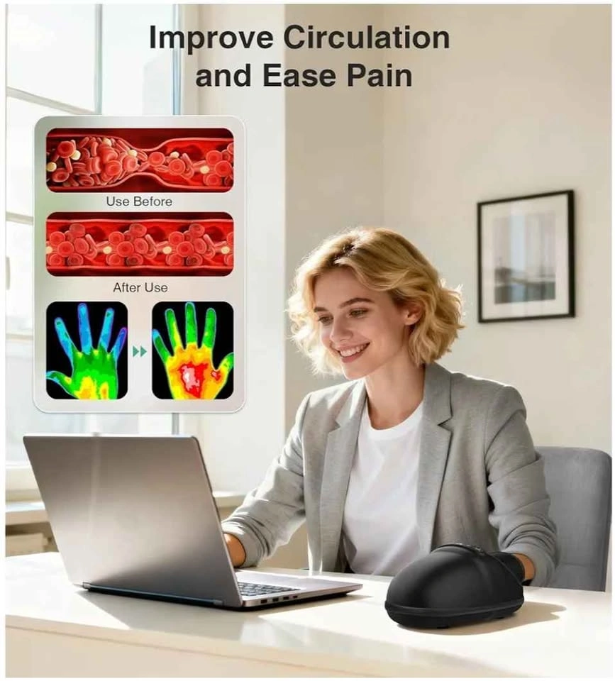 Medcursor Hand Massager w/ Heat & Compression - photo 3