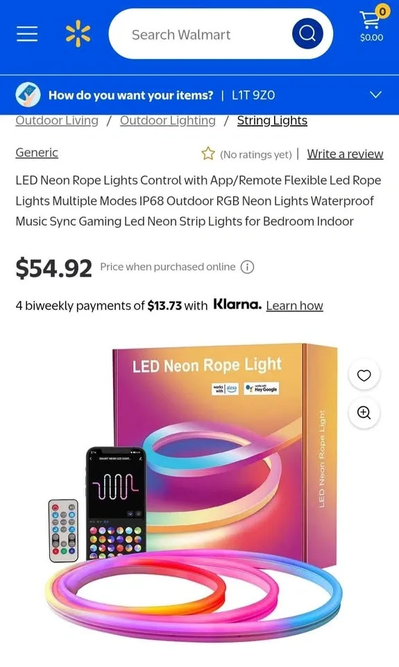 LED Neon Rope Lights with App/Remote - photo 2