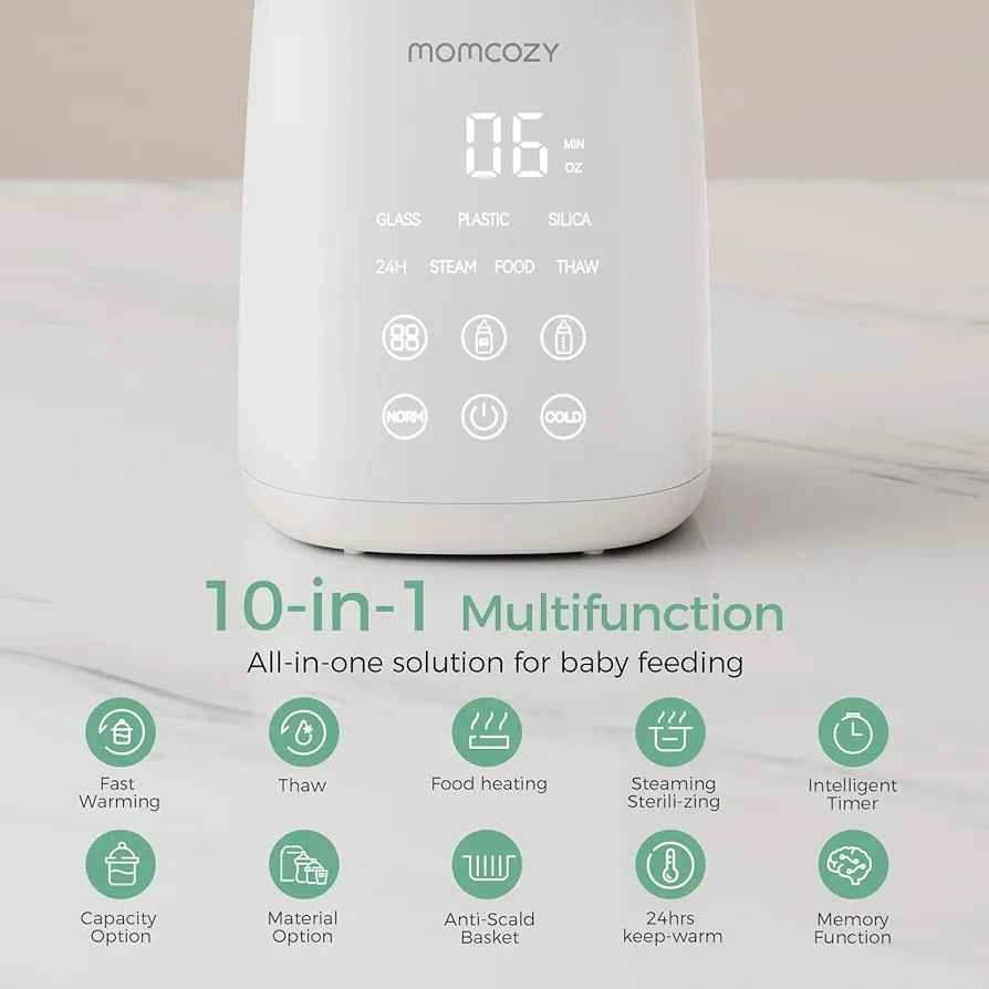 Momcozy Smart Baby Bottle Warmer & Sterilizer - PICKERING - photo 4