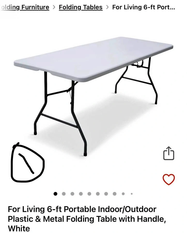 Canopy Tent + 6ft Foldable Table