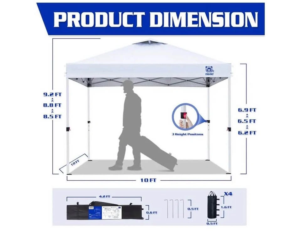 Canopy Tent + 6ft Foldable Table - photo 4