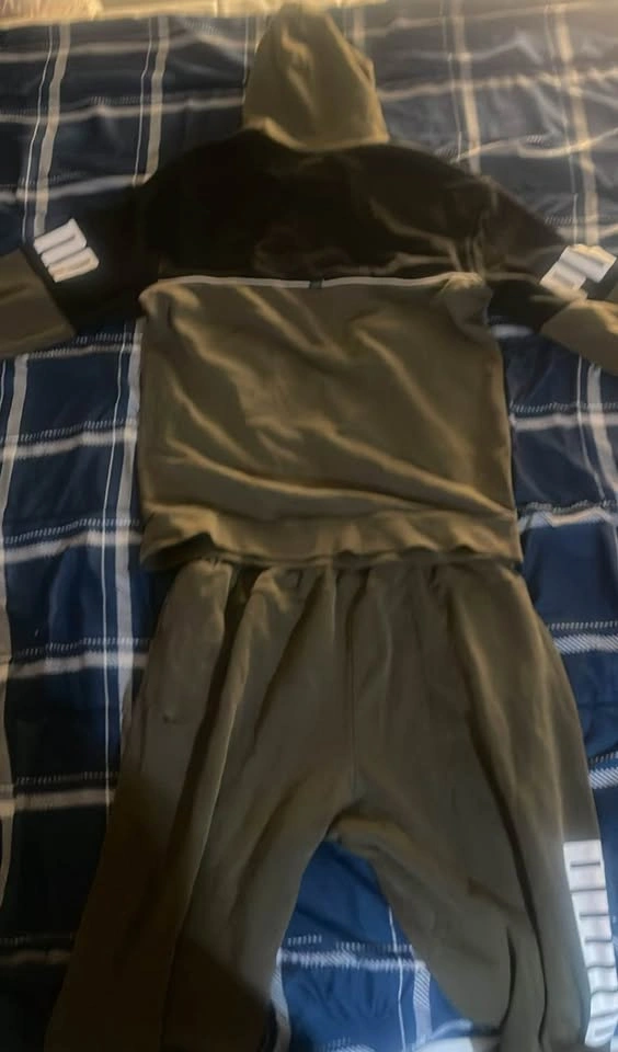 Puma Olive Green Black Tracksuit - photo 2