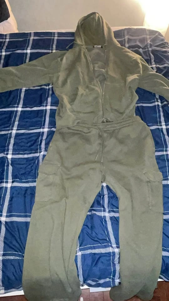 LOCKER Olive Green Tracksuit Set
