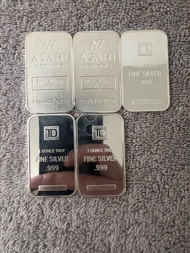 .999 1ounce Silver Bars