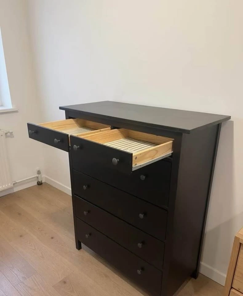 IKEA HEMNES 6-Drawer Dresser (Black-Brown) - Solid Wood - photo 3