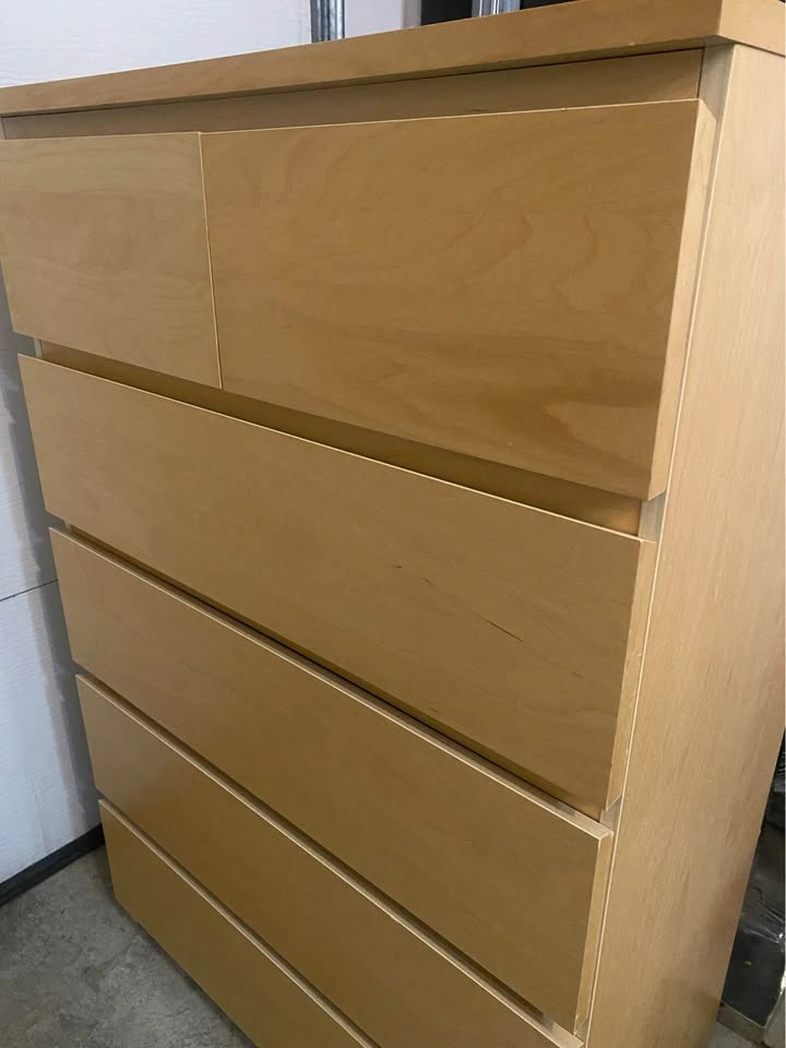 Like New IKEA Malm 6 Dressers - photo 2