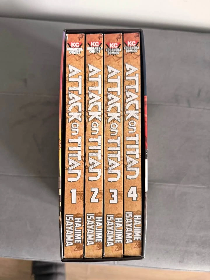 Attack on Titan Season 1 Part 1 Manga Box Set