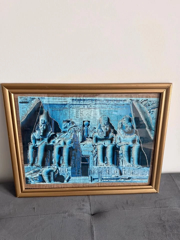 Framed Authentic Egyptian Papyrus Art