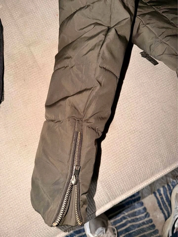 Zara Green Winter Coat Jacket